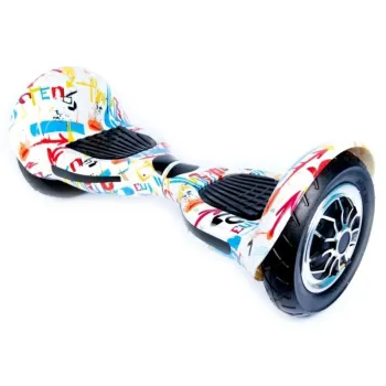 Гироскутер Smart Premium 10" с приложением Tao-Tao Граффити белый